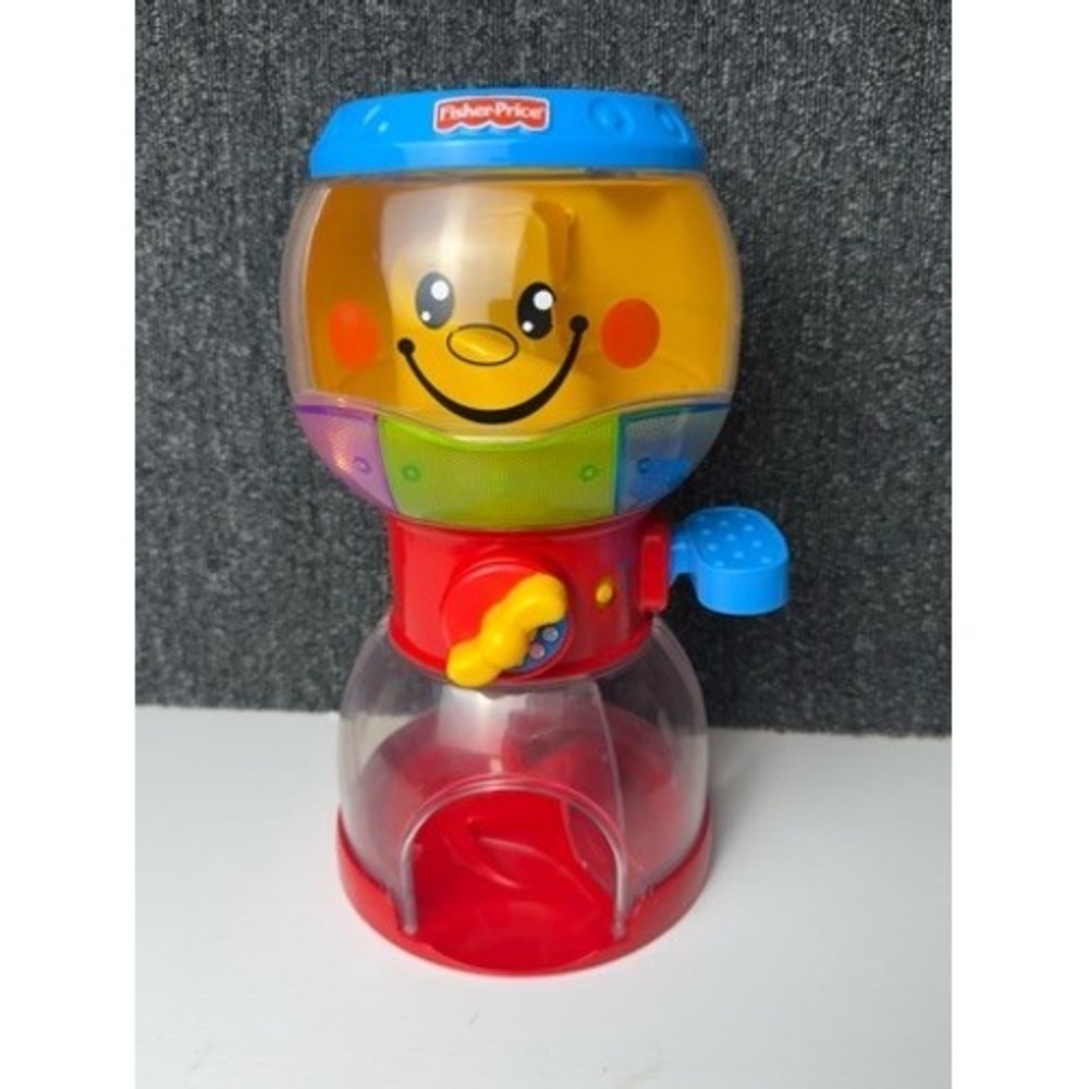 Fisher-Price Laugh & Learn Roll-A-Rounds Gumball Machine 5 Balls Tested & Works